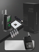 Alcoholímetro Digital Airsense H3 Pro UK Dart con Bomba de Gas, Probador de Alcohol en Sangre 0~0.400% BAC, 2000 Registros, Portátil, Negro, Litio