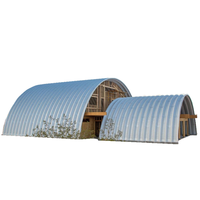 Quonset Hut Tôles et arc de construction Panneau métallique Joint à vis Toit en métal Bâtiment Écrou et boulon Panneau de toit bâtiments en acier