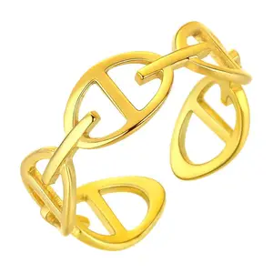 Кольцо с золотым покрытием