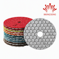 Disque de polissage diamanté 4 pouces 100 mm, 7 étapes de grainage 50-3000 #   Meuleuse d'angle flexible pour marbre et granit OEM