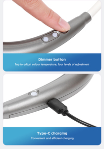 Lampada da Lettura Riscaldata Ricaricabile NEEXXT BL07 con 4 Modalità di Illuminazione Regolabili, Luce LED 2W Senza Mani, Batteria <span class=keywords><strong>Grande</strong></span> da 2000mAh - Product Image 6