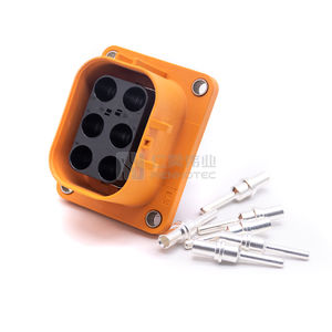 قابس ومقبس لسيارة EV بجهد عالي 6Pin 16A 23A 35A 50A - Product Image 1