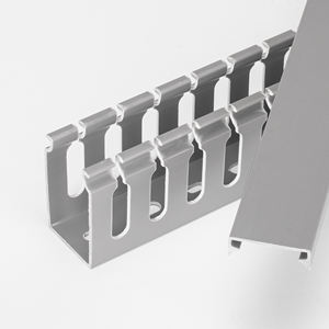 Canalización eléctrica de <span class=keywords><strong>PVC</strong></span> ranurada, 50X35mm, canal de Cable ignífugo, ocultación para RED, organizador de cables de datos, conducto de cableado de <span class=keywords><strong>Pvc</strong></span> - Product Image 5