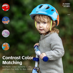 Casco de Bicicleta Multicolor para Niños WEST BIKING, Cómodo, Ligero, Ajustable, Plegable e Integrado - Product Image 6