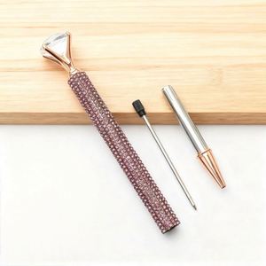 Promotional Metal Ballpoint Pens with Diamond Inlays <b>Creative</b> Signature Pen Custom Pens for Students and Corporate Advertising - Product Image 4