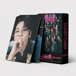 55 pz/set KPOP randagi per bambini LOMO Cards <span class=keywords><strong>Album</strong></span> ROCK STAR Photocards BangChan Felix leewow HyunJin in scatola collezione fan di cartoline - Product Image 5