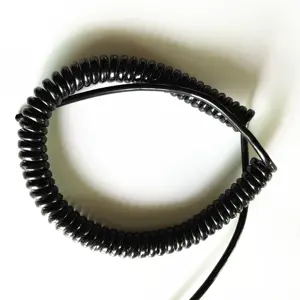 Cabo de alimentação de alta flexibilidade e retrátil, cabo de mola de bobina espiral