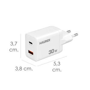 Adattatore per Ricarica Rapida 33W Con doppia porta USB A e USB C - Product Image 2