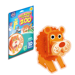 Rompecabezas 3D Personalizado de Animales con Temática de Zoológico, Juguete Educativo para Niños, Ayuda para el Aprendizaje Temprano, OEM, ODM, Venta al Por Mayor - Product Image 5