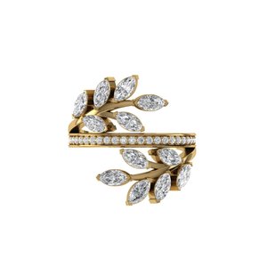 Anillo de Diamante Cultivado en Laboratorio con Corte Marquesa de Primera Calidad, Plata 925, Oro de 9kt, 14kt, 18kt, Anillos de Diamantes para Compromiso de Mujer - Product Image 4