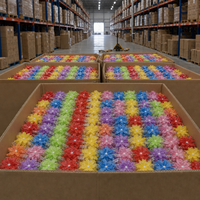 Guirlande de fleurs lumineuses LED, collier floral coloré pour fête Luau, mariage, festival, événement de plage, déguisement, décoration de fête
