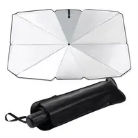 QAT302 접이식 다기능 휴대용 2 크기 UV 태양 보호 단열 앞 유리 자동차 양산 우산