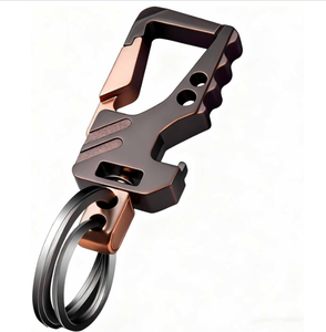 Porte-clés de voiture en acier inoxydable, ouvre-bouteille portable multifonctionnel, décapsuleur - Product Image 6