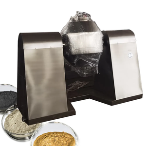 Séchoir électrique à double cône en acier inoxydable sécheur d'air à tambour rotatif sous vide automatique équipement pour usine de fabrication ferme utilisée - Product Image 3