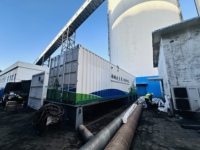 Station d'épuration des eaux usées MBBR intégrée 50000L/heure, système conteneurisé avec pompe et réservoir sous pression