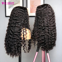 Pelucas de Cabello Humano Virgen al Por Mayor con Frente de Encaje, Pelucas Rizadas con Cutícula Alineada, Pelucas Frontales de Encaje HD Transparente 13x6 para Mujeres Negras