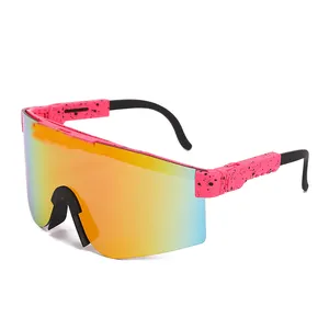 Big Frame Cycling Outdoor Windproof Sports Glasses Custom Unisex Buy Beach Sunglasses