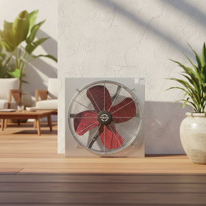 Ventilateur industriel VENZ, pales rouges avant et arrière, taille IF-16 F-B(S) TIS, taille des pales 16 pouces - Product Image 1