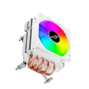 Nuevo Enfriador de Aire para CPU ITX con Diseño de Succión, 45 mm de Altura, Ventilador PWM Delgado de 4 Pines con LED RGB y Disipador de Calor de Aluminio para Computadora - Product Image 4