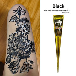 Pâte de <span class=keywords><strong>tatouage</strong></span> au henné indien en promotion – 12 couleurs mélangées, crème imperméable pour peinture manuelle, <span class=keywords><strong>tatouage</strong></span> temporaire pour la décoration corporelle - Product Image 1