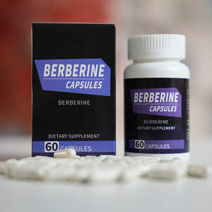 Cápsulas Berberina Personalizadas Suplementos Vegan Imune Gut Saúde Metabolismo Sangue para Adultos - Product Image 1