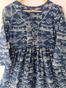 Robe pour femmes en coton ample de qualité supérieure 100% coton avec décoration en dentelle prix d'exportation directe fournisseur indien - Product Image 6