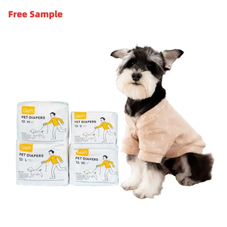 Convenient Disposable Cleaning Change Nappy PP Tape Front Waistband Dog Underwear Pet Female Diaper