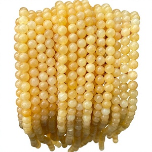 Perles rondes en calcédoine rouge veinée, à faire soi-même, perles lâches, fabrication artisanale, accessoires de bijoux en pierre naturelle, vente en gros directe d'usine - Product Image 6