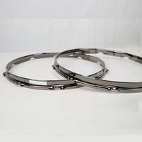 En gros : Anneaux de pression et anneaux en cuir pour caisse claire de 14 pouces, accessoires pour instruments de musique