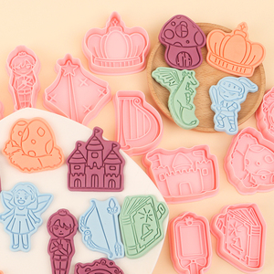 Molde de Galletas 3D de Caballo y Caballero de la Serie Cuentos de Hadas, Cortadores de Galletas de Plástico Ecológico de 2 Piezas - Product Image 4
