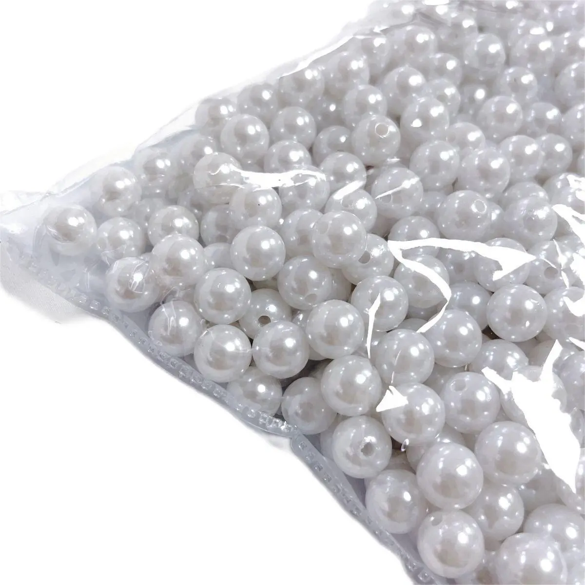 Offre Spéciale bonne qualité collier à faire soi-même bracelet sacs chaussures dressing cadeaux beige couleur ivoire forme ronde ABS perles en plastique