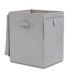 Có thể gập lại ráp vải vải quần áo bẩn Giỏ túi giặt giỏ giặt cản trở - Product Image 4