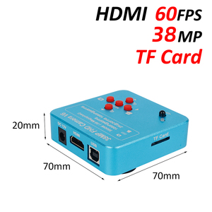 7-45X salida HDMI 38MP Cámara lente LED luz Trinocular microscopio estéreo placa de circuito electrónico herramienta de soldadur - Product Image 6