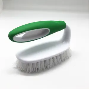 Piccola spazzola per il lavaggio della casa TPR e PP con manico in gomma per il lavaggio dei vestiti e la pulizia della cucina eco-friendly