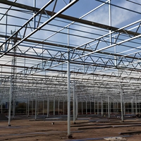 Bâtiment d'entrepôt en structure acier robuste, hangar métallique préfabriqué pour usage industriel