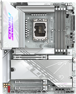 Carte mère <span class=keywords><strong>Gigabyte</strong></span> Z890 AORUS <span class=keywords><strong>PRO</strong></span> ICE ATX LGA1851 Intel Ultra 2 PCIe5.0 TB4 Nouvelle 128 Go DDR5 Vente en gros en vrac Fournisseur d'usine - Product Image 2