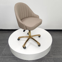 Mobilier de Salon de Beauté en Gros Économique – Tabouret de Pédicure à Hauteur Réglable, Chaise de Technicien avec Dossier