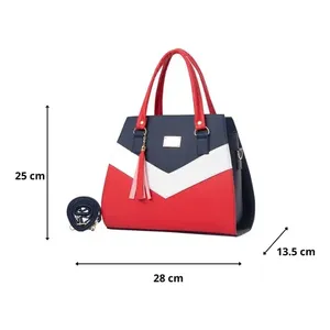 Bolso Fana Nadia para Ropa de Fútbol para Mujer Diseño Juvenil en Rojo/Azul - Product Image 1