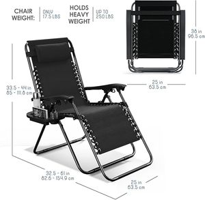 Chaise longue pliante de camping en plein air, portable, durable, imperméable, écologique, en acier inoxydable, zéro gravité, pour bronzer sur la <span class=keywords><strong>plage</strong></span> - Product Image 2