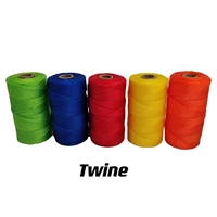 Cordon fin tressé de 1 mm de diamètre en PP, coton, polyester, PVC, pour la ligature, le jardinage, l'emballage cadeau, le bricolage et les travaux manuels