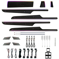 Kit d'éclairage ambiant LED TMPRO 64 couleurs pour Porsche Macan 2018-2024 LHD, accessoires de lampe d'ambiance dynamique pour l'intérieur de la voiture