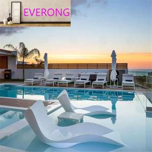 Chaise longue de piscine moderne pour l'extérieur, transat de jardin, terrasse d'hôtel, plage, piscine - Product Image 3