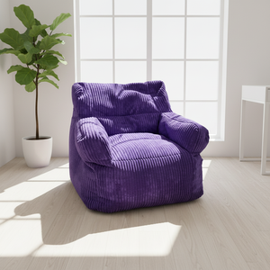 Housse de canapé paresseux personnalisée <span class=keywords><strong>en</strong></span> tissu élastique pour pouf, sans rembourrage, amovible, pour enfants et adultes, gris sidéral, bleu marine - Product Image 1