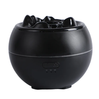 Nouveau diffuseur d'arômes ultrasonique volcanique à lave USB avec pulvérisation programmée, effet de flamme 3D, humidificateur d'air, machine d'aromathérapie froide