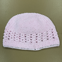 Vente en gros Ever Fortune Ethnique Coton Crochet Respirant Rayé Kufi Chapeau Hommes Fait à la Main Musulman Prière Crâne Casquettes avec Élastique