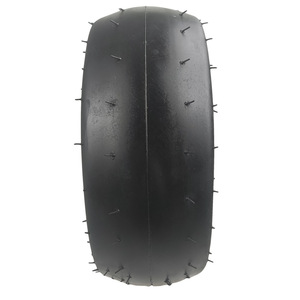 Neumático neumático sin cámara de caucho 9X3.50-4 para reemplazo de cortacésped, carga máxima de 80 kg - Product Image 4