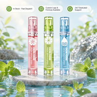 OEM ODM 12ml Semprotan Mulut Rasa Mint Cherry Blossom Lemon Penyegar Mulut Ukuran Saku Perawatan Mulut Label Kustom