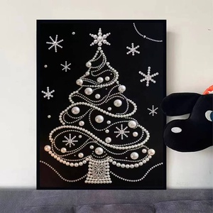 Kit de Pintura de Perlas de Girasol DIY, Arte Mural Estereoscópico 3D Enmarcado, Pintura Decorativa Premium de 30*40, Suministros para Regalos Hechos a Mano - Product Image 4