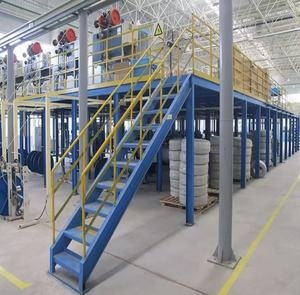 Heavy Duty Metal <b>Wire</b> Shelving Unit 4 Tier Grid <b>Shelf</b> Floor Mount Epoxy Coated for Warehouses - Product Image 6