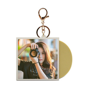 Charm personnalisé sublimation album porte-clés disque CD <span class=keywords><strong>Photo</strong></span> porte-clés - Product Image 4